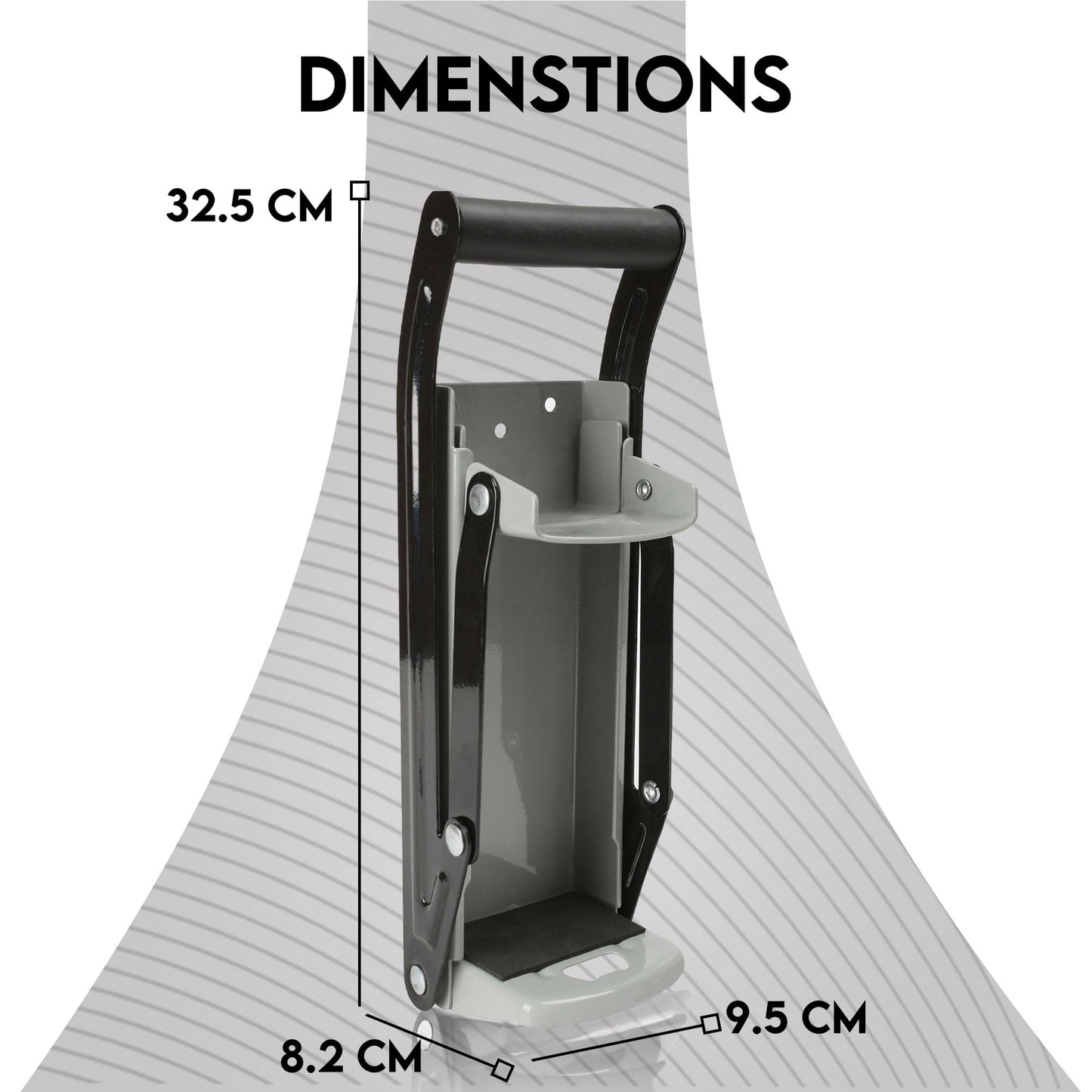 LKH Can Crusher & Bottle Opener - Soda Beer Can Crushers for Recycling, Wall Mounted with Soft Grip Handle, Built-in Tin Opener 2-in-1 Heavy Duty Tool for Bottles, Tins & More (Blue)