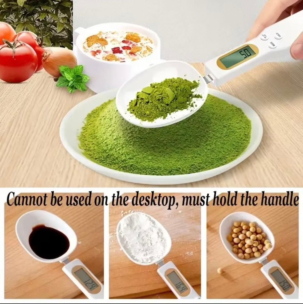 Digital Spoon Scale – Precision Kitchen Measuring Scale (0.1–500g)