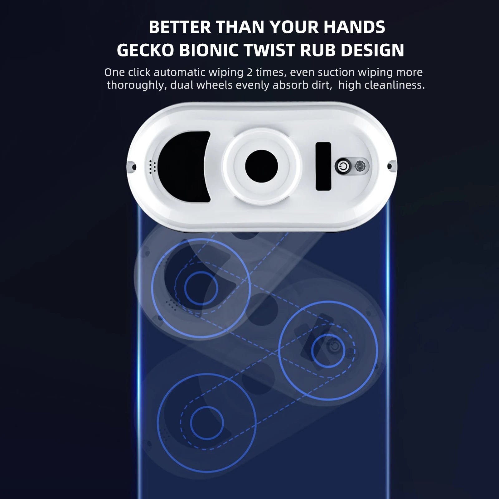 Slim Robot Window Cleaner – Automatic & Remote Control Glass Cleaning Robot