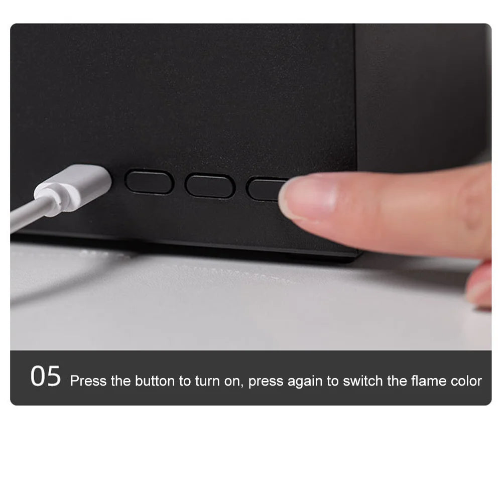 Flame Aroma Diffuser with Remote Control