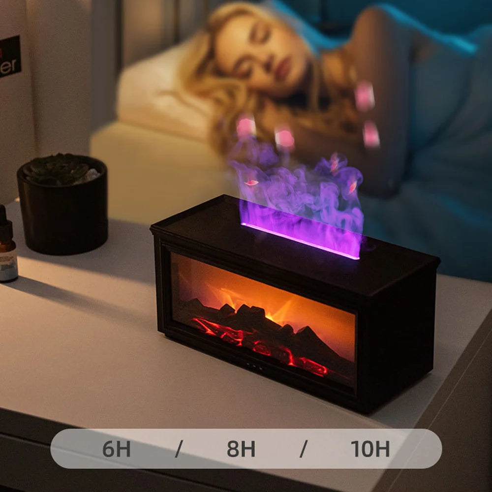Flame Aroma Diffuser with Remote Control