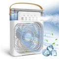 3-in-1 Portable Air Cooler – USB Fan, Humidifier & LED Night Light