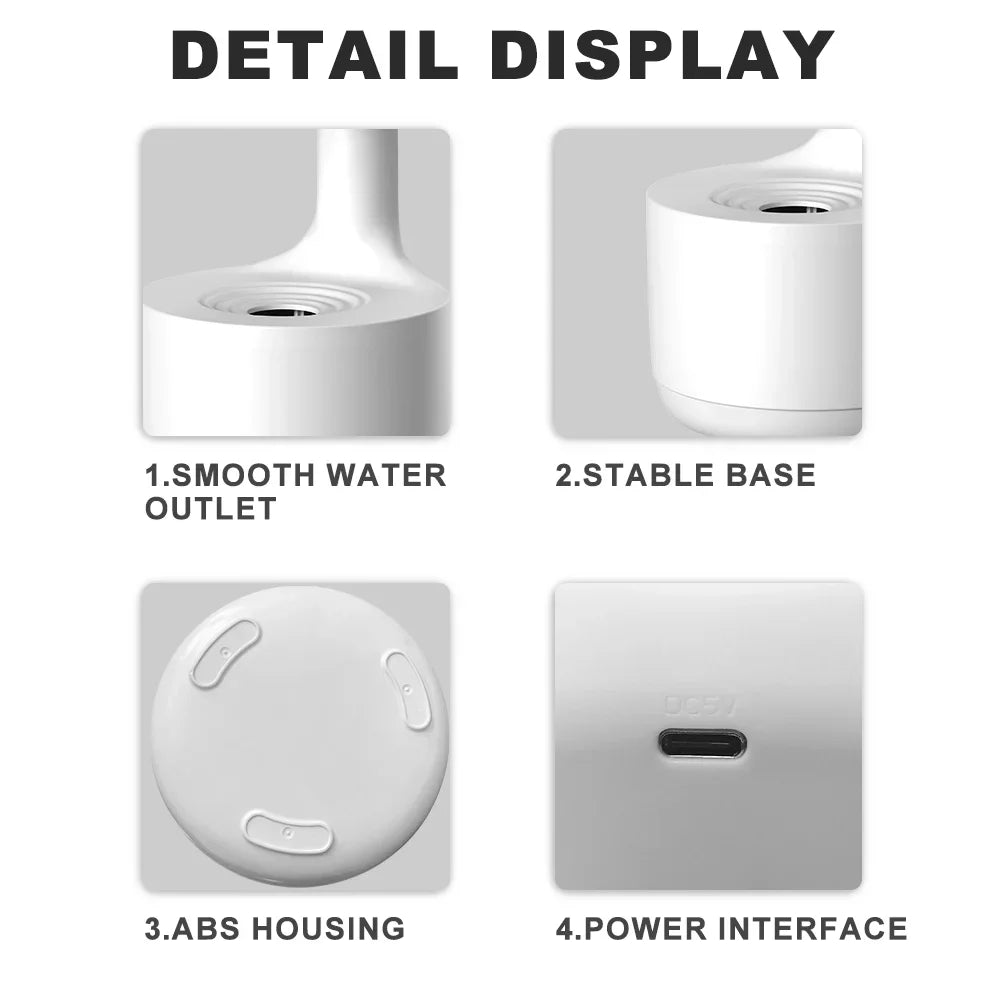 Anti-Gravity Humidifier with Smart Display