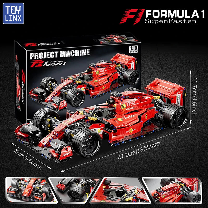 ToylinX RC Race Car Building Set – LEGO-Compatible