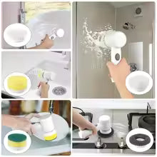 Electric Spin Scrubber – Cordless Rechargeable Cleaning Brush