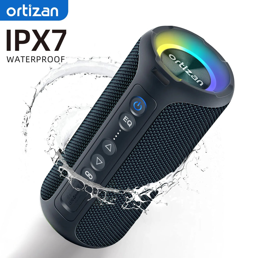 Ortizan 40W Portable Bluetooth Speaker – IPX7, 30Hr Battery