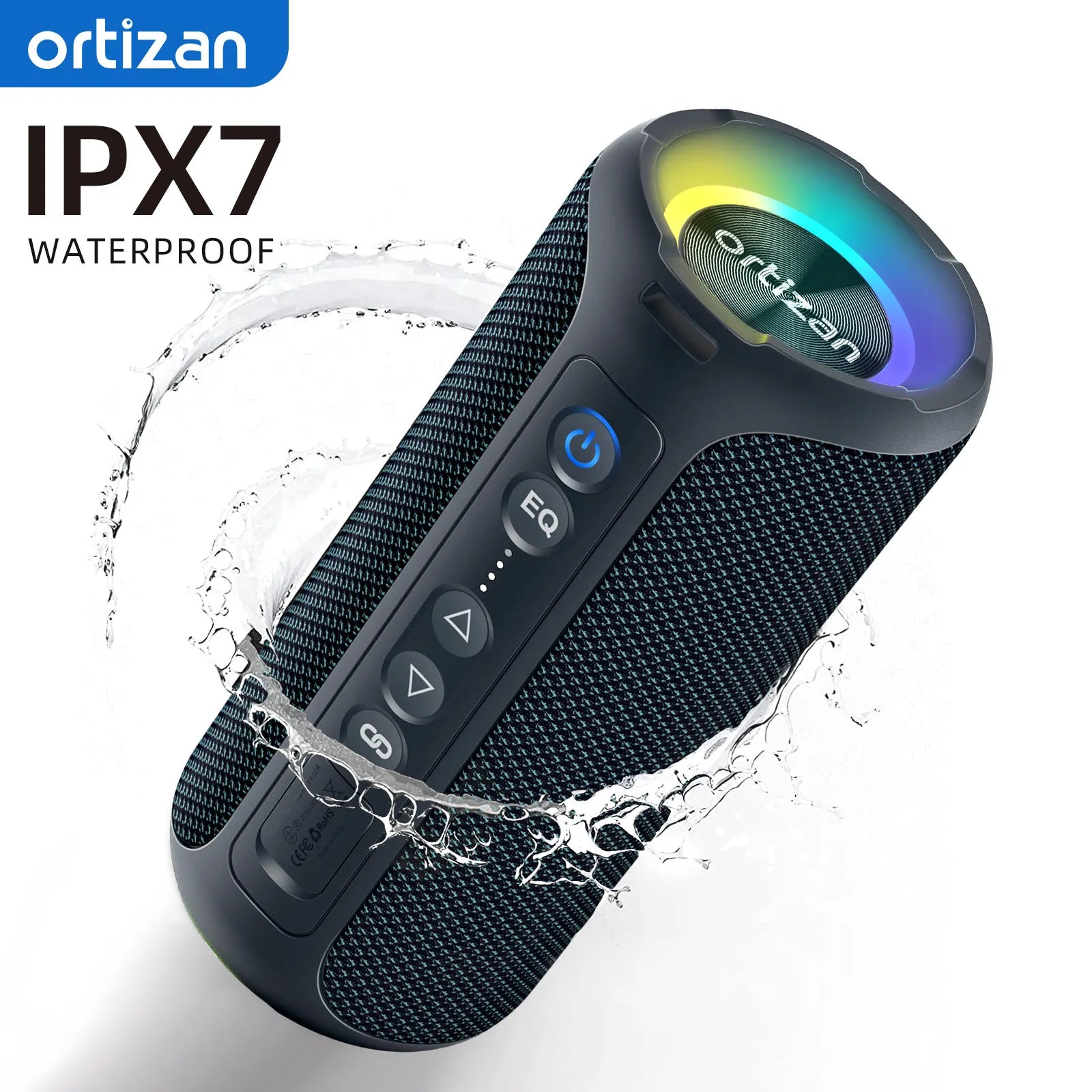 Ortizan 40W Portable Bluetooth Speaker – IPX7, 30Hr Battery