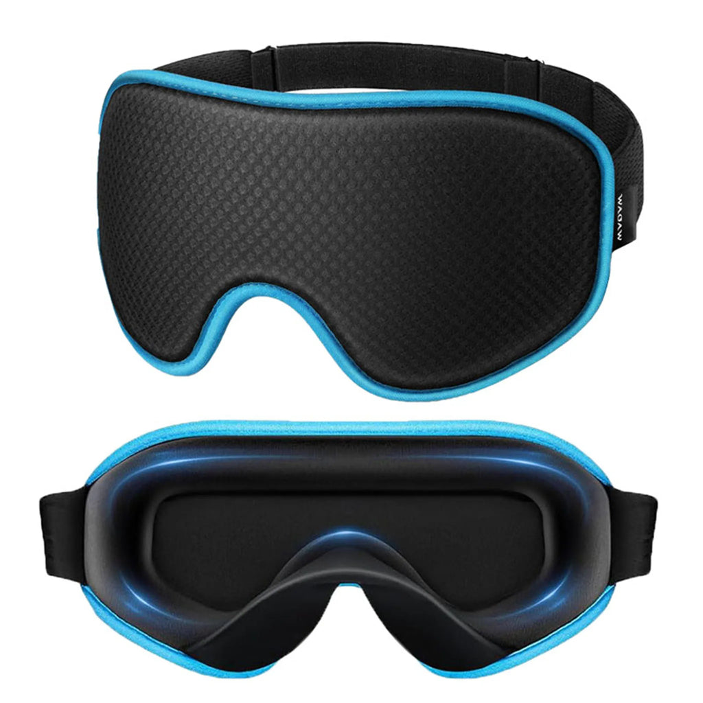 3D Weighted Eye Sleep Mask – Blackout Blindfold for Women & Men