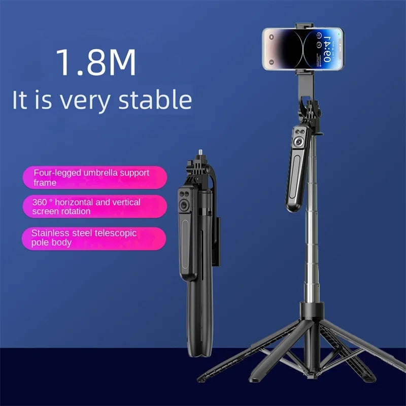 Wireless Selfie Stick Tripod with Bluetooth Remote