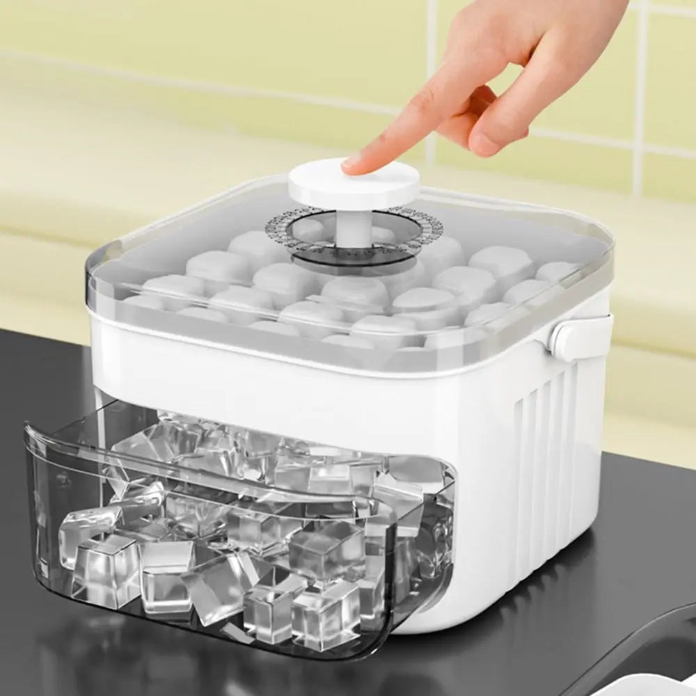 50-Cube Double Layer Ice Cube Maker Tray