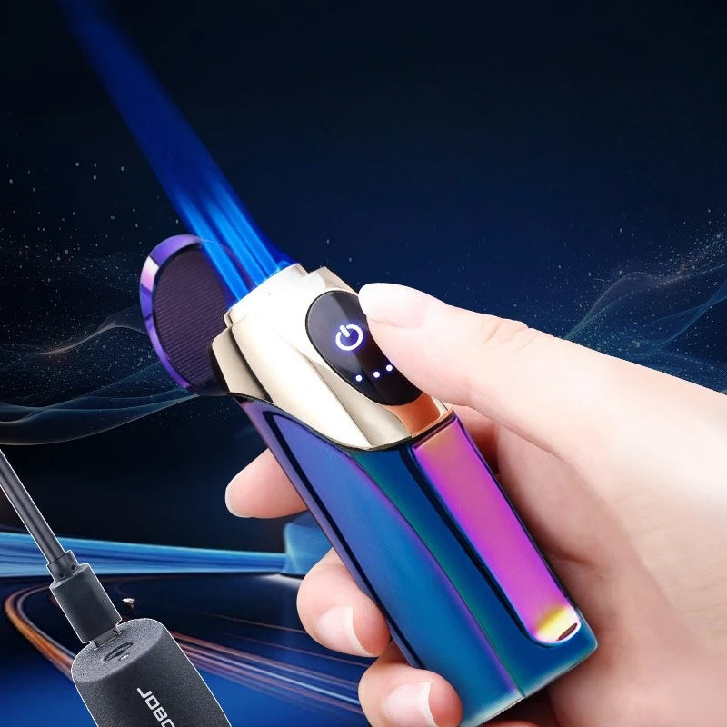 JOBON Triple Flame Torch Lighter – Windproof Cigar Lighter
