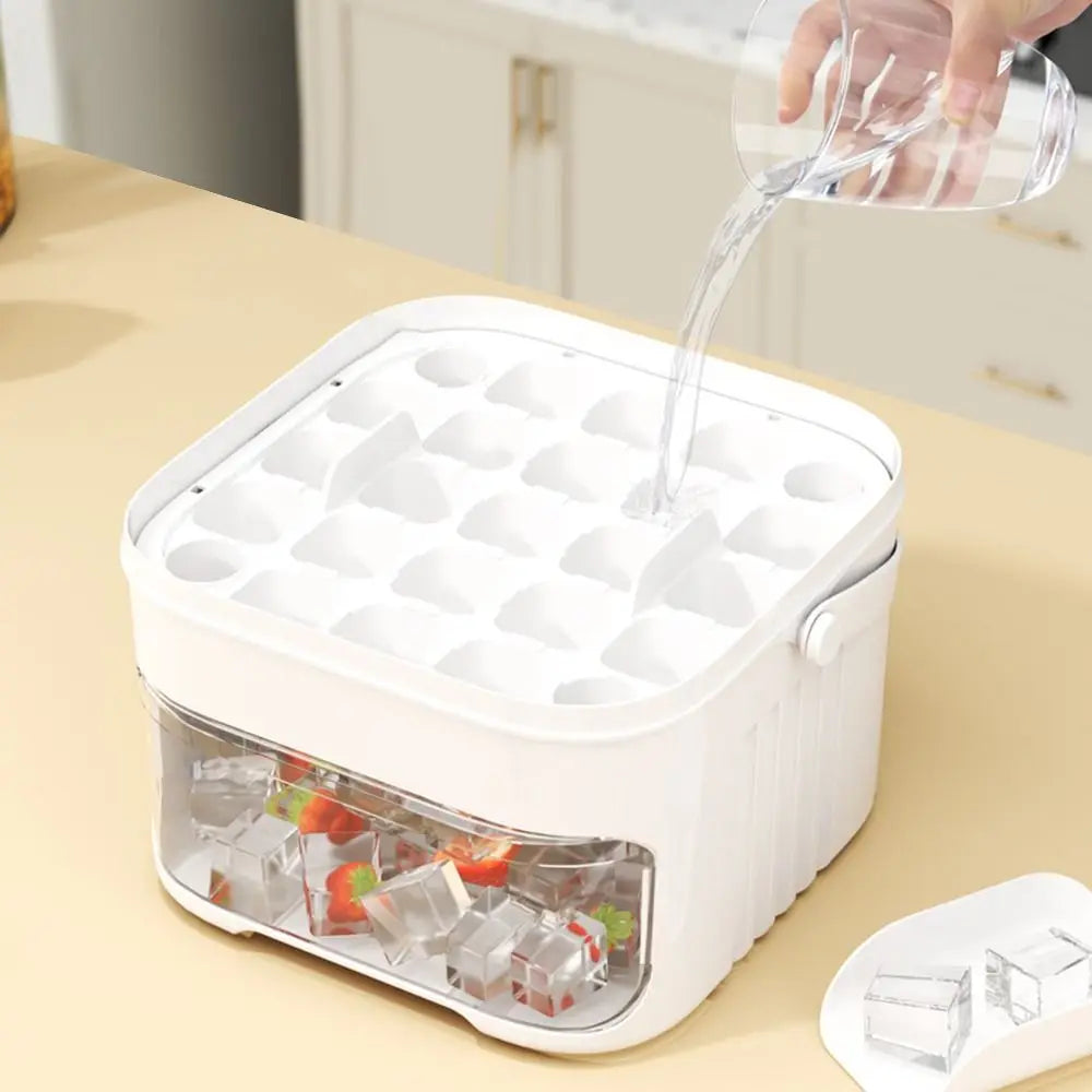 50-Cube Double Layer Ice Cube Maker Tray