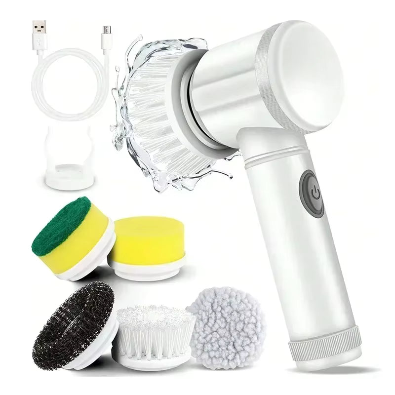 Electric Spin Scrubber – Cordless Rechargeable Cleaning Brush