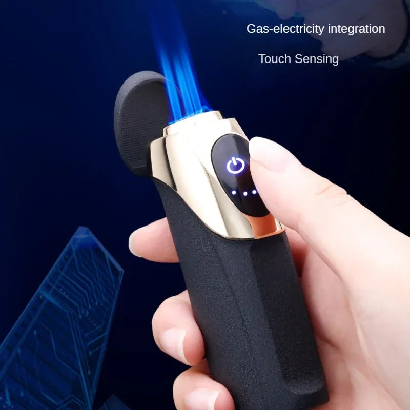 JOBON Triple Flame Torch Lighter – Windproof Cigar Lighter