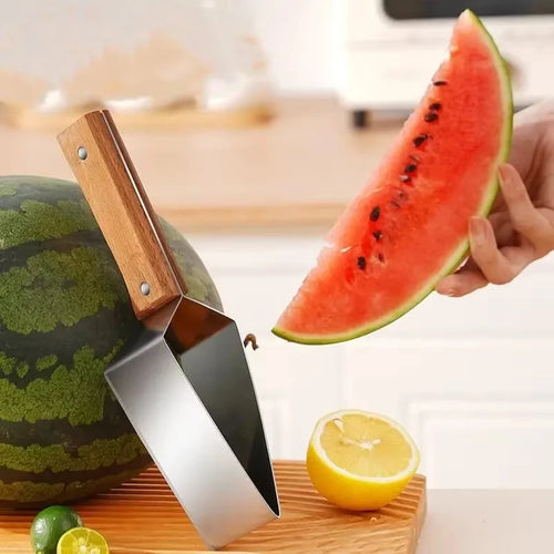 2-in-1 Watermelon Slicer & Bottle Opener – Stainless Steel Fruit Cutter