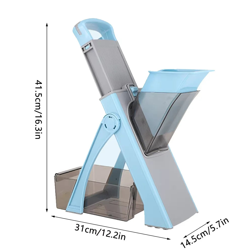4-Mode Adjustable Vegetable Slicer & Dicer
